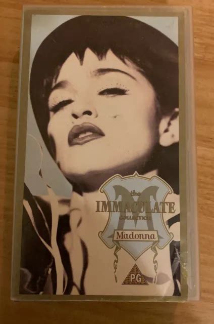 RARE VHS VIDEO Tape MADONNA THE IMMACULATE COLLECTION Never Used EUR