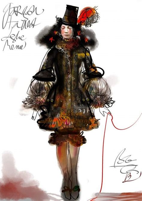 Christian Lacroix habille Molière | Costume design sketch, Illustration ...