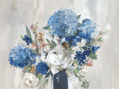 Romantic Blue Bouquet Poster Print Asia Jensen Posterazzi