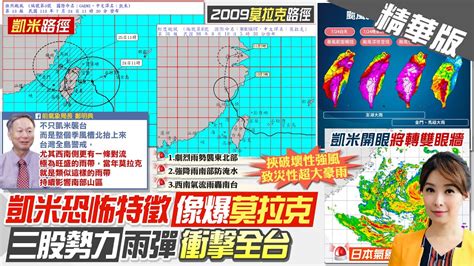 【張雅婷報新聞】凱米這特徵超像莫拉克 三股勢力恐威脅全台｜廬山溫泉區撤村 最悲情加油站鐵捲門防土石流 精華版 中天電視ctitv