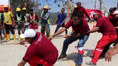 Pt Nindya Karya Semarak Hut Ke Ri Bendungan Temef Youtube