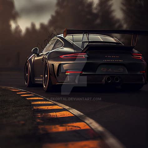 Ekortal Black Porsche 911 Gt3 Rs By Ekortal On Deviantart