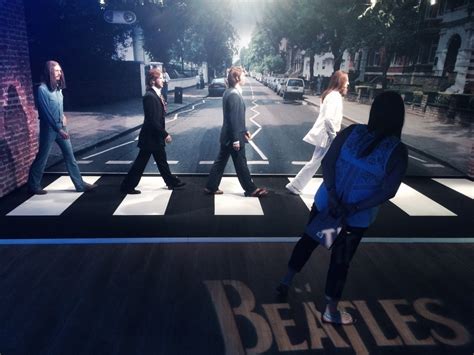 The Beatles Abbey Road Album Cover Wallpaper