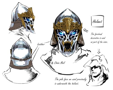 Fantasy Helmet Concept Art