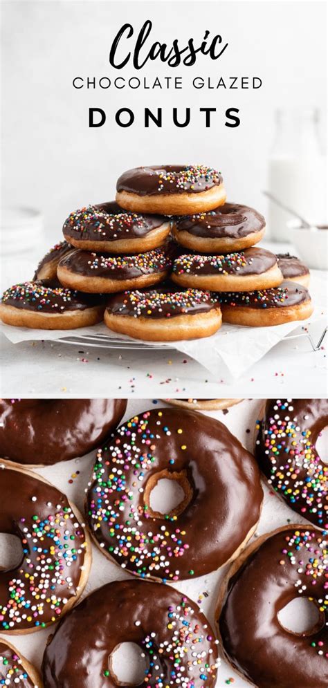 Chocolate Glazed Donuts Yeast Donuts Food Duchess Recipe