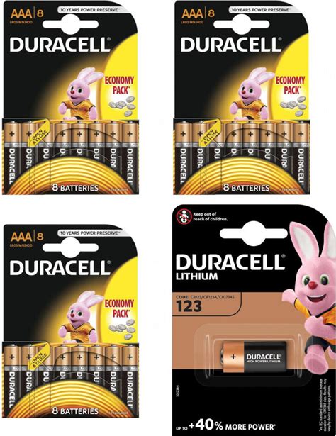 Set Basic Alkalick Baterie Duracell Basic Aaa Ks A Duracell