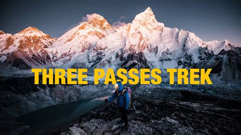 Hiking Km On The Three Passes Trek And Everest Base Camp In Nepal