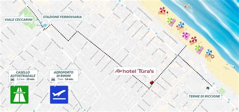 How to reach our Hotel in Riccione | Hotel Tura’s