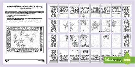 Matariki Collaborative Poster Twinkl Nz Teacher Made