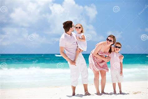 Family on Caribbean Vacation Stock Photo - Image of people, adult: 19870768