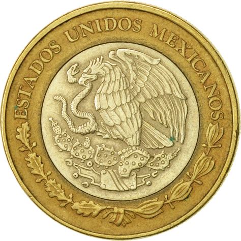 421684 Mexique 10 Pesos 2006 Mexico City TTB Bi Metallic KM 616