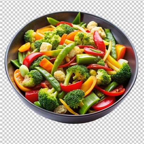 Premium Psd Vegetable Stir Fry Transplant Background