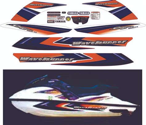 Yamaha Waverunner Gp 1800r 2003 Graphics Decal Sticker Kit Custom