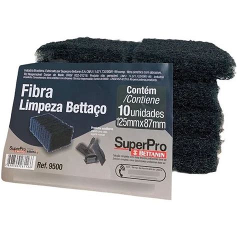 FIBRA LIMPEZA BETTACO SUPER PESADA 102X260 L T MAIOR SUPERPRO REF