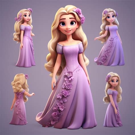 Premium Photo Princess Character