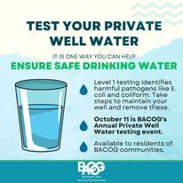 Private Well Water Testing Kits On Sale Village Of Barrington Hills