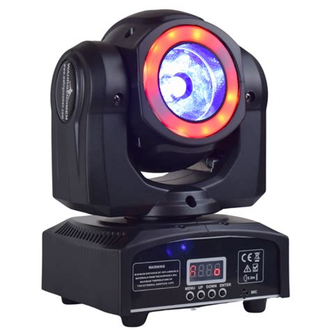 Par Cabezas Movil Robotica Dj Con Case Beam Dmx Aro Led Rgbw