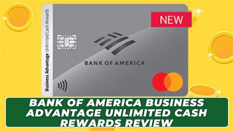 Bank Of America Business Advantage Unlimited Cash Rewards Review Youtube