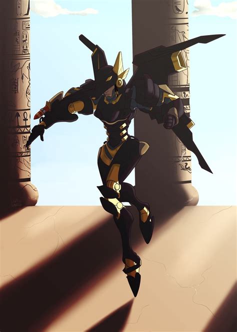 Pharah In Her Anubis Skin From Overwatch Had A Lot Of Fun Drawing Her