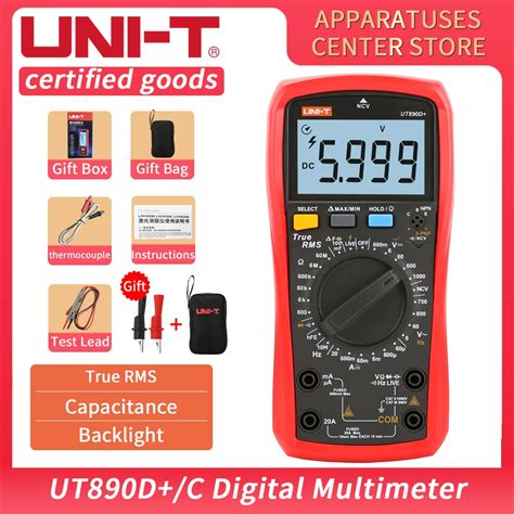 UNIT UT890D Plus Digital Multimeter True RMS UT890C UT890D Manual Range