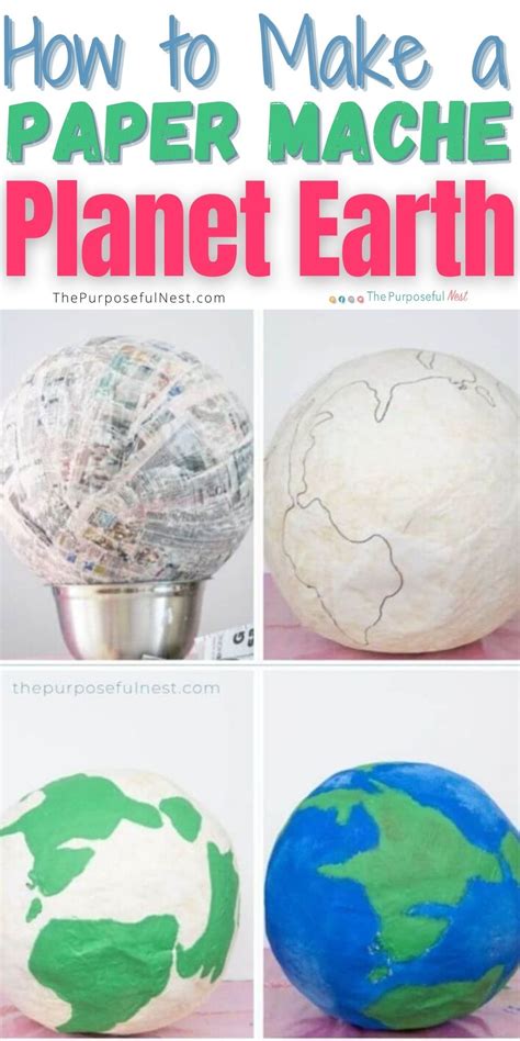 How To Make A Paper Mache Planet Earth Artofit