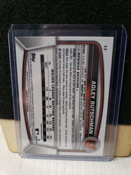 2023 Bowman Chrome Adley Rutschman Baltimore Orioles Baseball Rookie