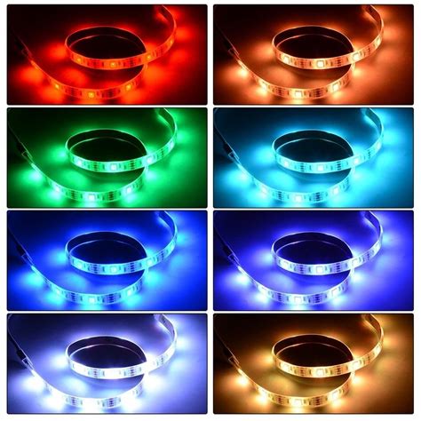 RGB 24 VOLT DIŞ MEKAN 3 ÇİPLİ 5050 METREDE 60 LED ŞERİT LED