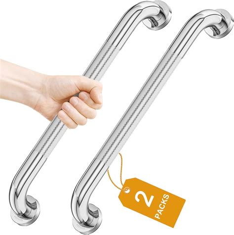 Fanhao 2 Pack Shower Grab Bar 16 Inch Stainless Steel