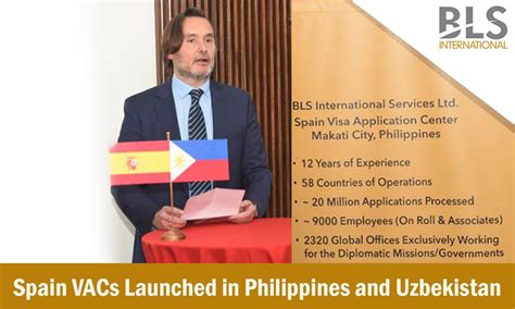 Bls International Inaugurates Spain Vacs In Philippines And Uzbekistan