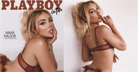 Maya Nazor cumple su sueño y presume que ya es portada de Playboy