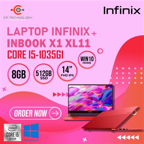 Jual Infinix Inbook X1 Xl11 Core I5 1035g1 8gb 512gb Ssd 14 Fhd Ips