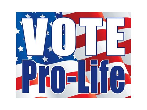 2'x4' Vote Pro Life yard sign