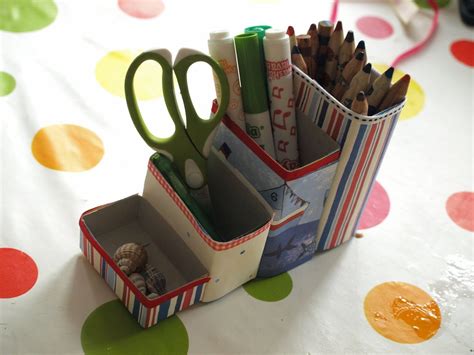 Cereal Box Pencil Pots Here Come The Girls Here Come The Girls