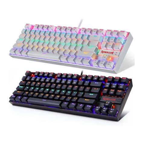 Redragon K Tkl Rgb Mechanical Gaming Keyboard Blue Red Switch Hot Swap Lazada