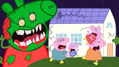 Peppa Pig Turns Into A Giant Zombie Peppa Pig Funny Animation