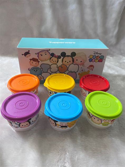 Disney Tsum Tsum Tupperware Ml Set Brand New Furniture Home