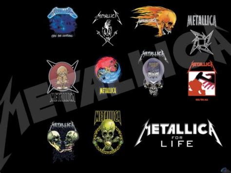 Wallpaper Download Metallica Logo - Metallica Logo Through The Years ...