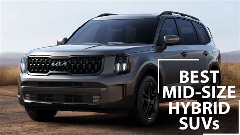 10 Best Fuel Efficient Mpg Hybrid Mid Size Suv Of 2023 As Per Consumer Reports Youtube