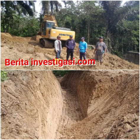 Saluran Irigasi Nagori Pagarpinang Yang Longsor Kini Dialihkan Dari