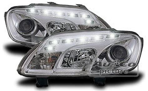 Scheinwerfer Set Mit Led Tagfahrlicht Optik F R Vw Caddy