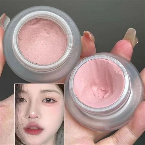 Yayazztet Monochrome Blush Rouge Brightening Matte Nude Makeup Natural Highlighting Three