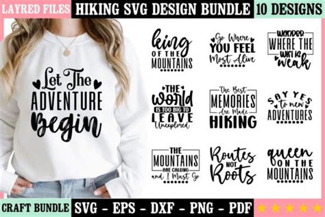 Hiking Svg Bundle Graphic By Craft Bundle · Creative Fabrica