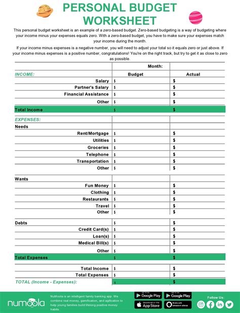 Zero Based Budget Templates Free Report Templates 59 OFF