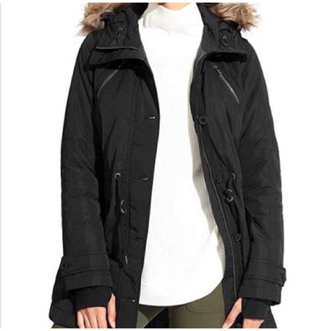 Athleta Peak Parka With Fur Hood Gem