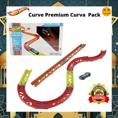 Jual Hot Wheels Track Builder Premium Curve Pack Belokan Tikungan Hotwheels Jakarta Barat