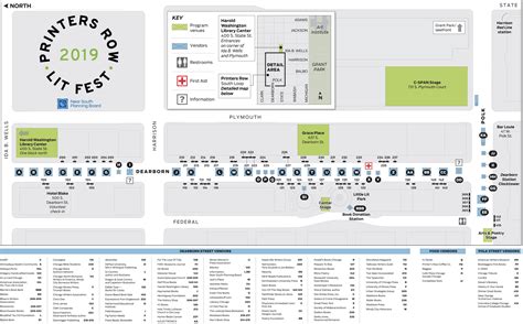 Map Printers Row Lit Fest