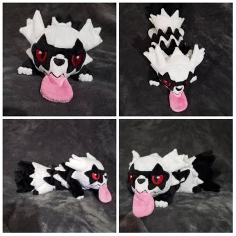 Galarian Form Zigzagoon Plush By Nekkomeneko On Deviantart