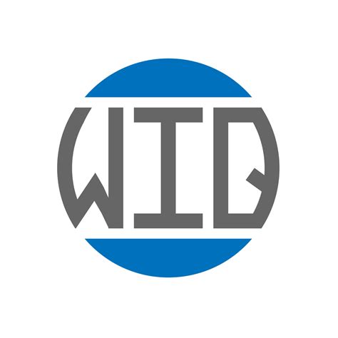 WIQ letter logo design on white background. WIQ creative initials ...