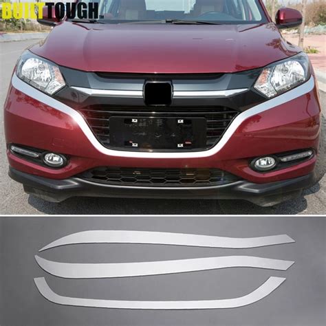 For Honda Vezel Hr V Hrv Chrome Front Hood Grille