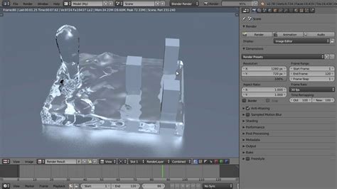 Blender Урок. Симуляция жидкости. Создание воды и препятствий - YouTube
